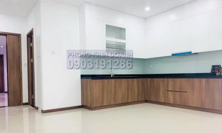 Căn hộ Opal Saigon Pearl cho thuê 4 phòng ngủ lầu 15 nhà trống view sông