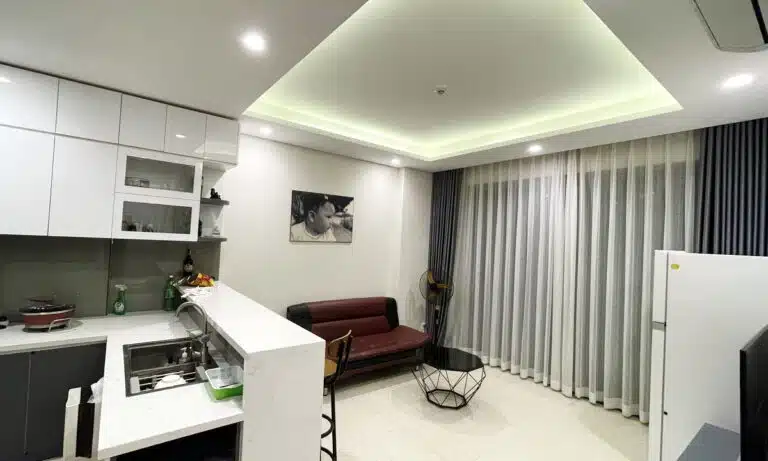 Đảo Kim Cương cho thuê căn hộ 1 phòng ngủ tầng cao nội thất đẹp view hồ bơi