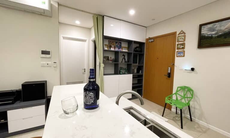 Đảo Kim Cương cho thuê căn hộ 1 phòng ngủ tầng cao nội thất đẹp view hồ bơi