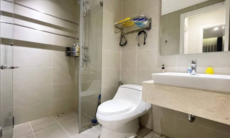 Đảo Kim Cương cho thuê căn hộ 1 phòng ngủ tầng cao nội thất đẹp view hồ bơi