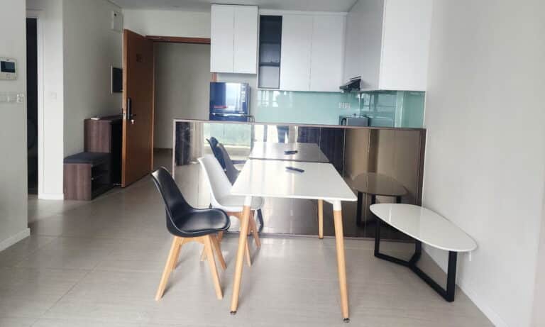Đảo Kim Cương cho thuê căn 1 phòng ngủ lầu cao đầy đủ nội thất view hồ bơi
