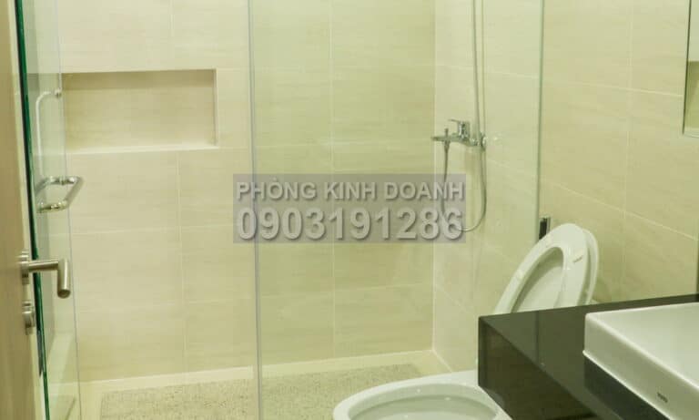 Căn hộ Saigon Pearl cho thuê lầu 20 toà Opal nhà trống 2 phòng ngủ mát