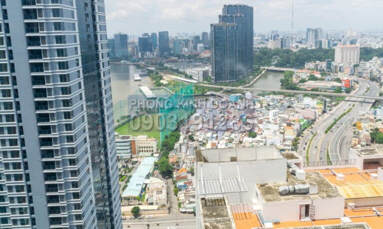 Cho thuê căn hộ Opal Saigon Pearl 1 phòng ngủ tầng 35 nhà trống thoáng