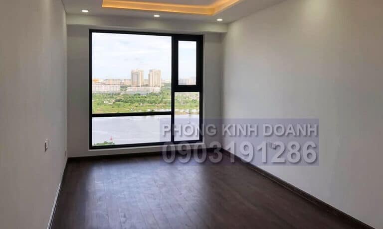 Cho thuê Saigon Pearl 3 phòng ngủ tầng 25 tháp Opal không nội thất view sông