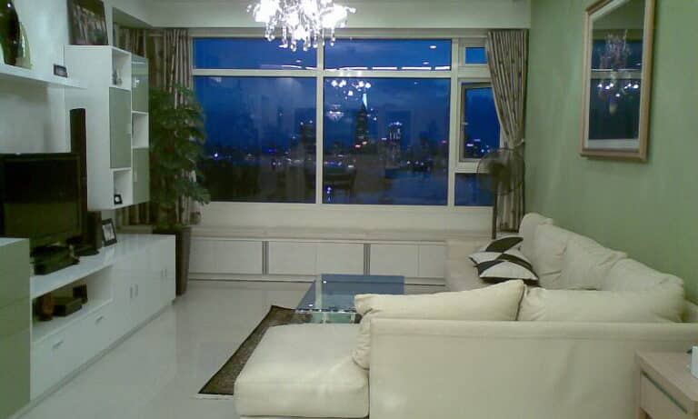 Cho thuê Saigon Pearl 4 phòng ngủ lầu 19 tháp Topaz 1 nội thất full view sông