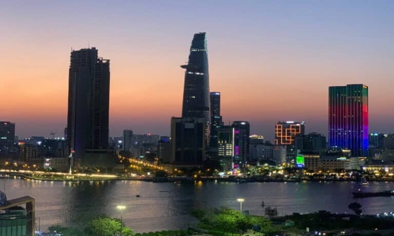 Cho thuê Empire City 1 phòng ngủ lầu 14 Tilia 1 phòng ngủ trống view Bitexco