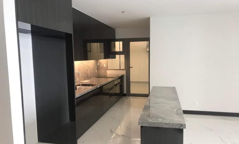 Căn hộ 2 phòng ngủ cho thuê Empire City lầu 27 toà Tilia nhà trống view L81