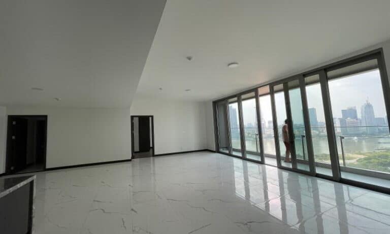 Cho thuê Empire City 3 phòng ngủ view quận 1 lầu 22 block Tilia nhà trống