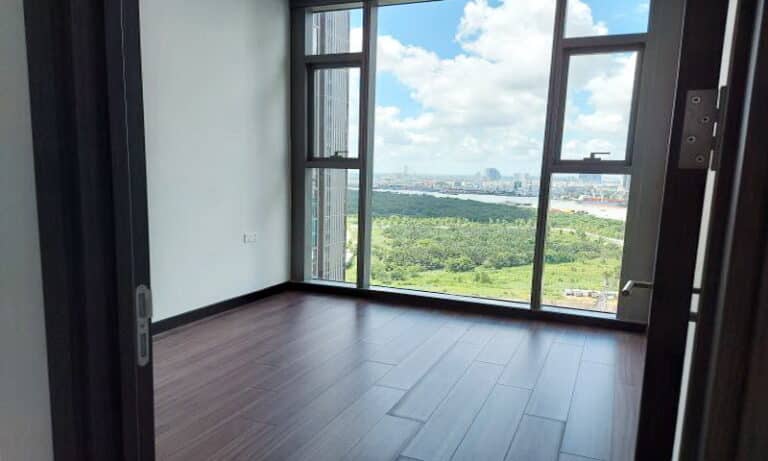 Cho thuê căn hộ Empire City 1 phòng ngủ view sông tầng 22 Tilia nhà trống