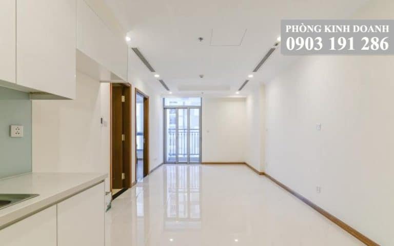 Căn hộ Vinhomes Central Park cho thuê tầng 29 L4 nội thất cơ bản 1 phòng ngủ