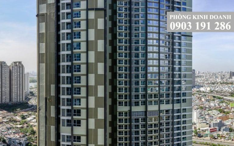 Căn hộ Vinhomes Central Park cho thuê tầng 29 L4 nội thất cơ bản 1 phòng ngủ