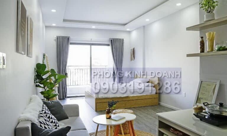 Cho thuê căn hộ Officetel Wilton lầu 2 nội thất cao cấp 1 phòng ngủ