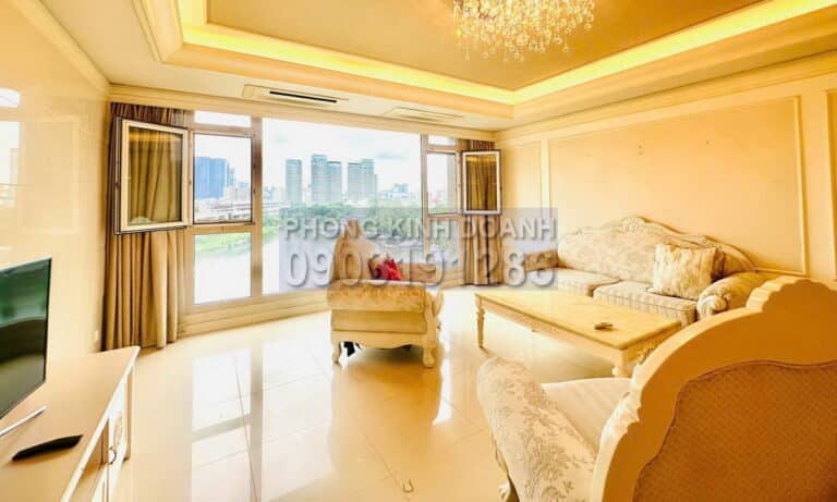 Cho thuê căn Cantavil Hoàn Cầu view hồ 3 phòng ngủ tầng cao đủ nội thất