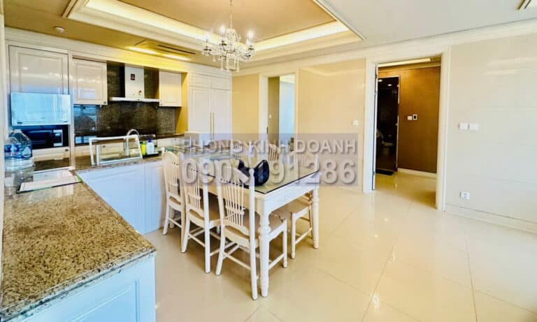 Cho thuê căn Cantavil Hoàn Cầu view hồ 3 phòng ngủ tầng cao đủ nội thất