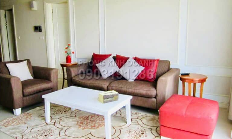 Căn hộ Cantavil Hoàn Cầu Bình Thạnh cho thuê view hồ 3 phòng ngủ tầng 6 nội thất