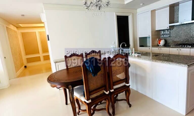 Cantavil Hoàn Cầu cho thuê view thoáng mát 3 phòng ngủ lầu 15 có nội thất