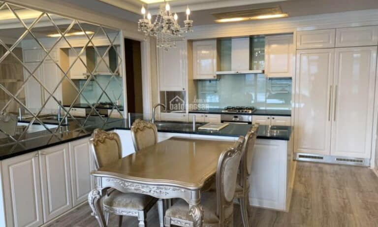 Cho thuê căn hộ Cantavil Hoàn Cầu view hồ 3 phòng ngủ tầng 3 full nội thất