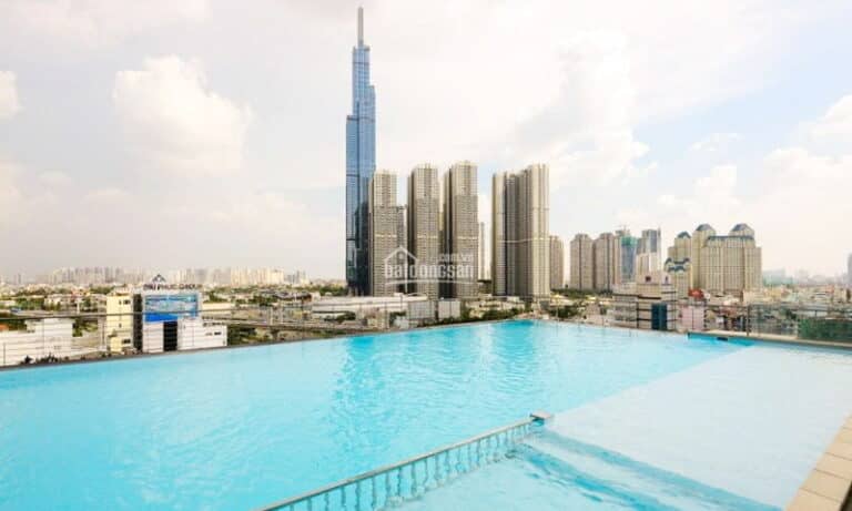 Căn hộ Pearl Plaza Bình Thạnh cho thuê 1 phòng ngủ view sông tầng 11 nội thất