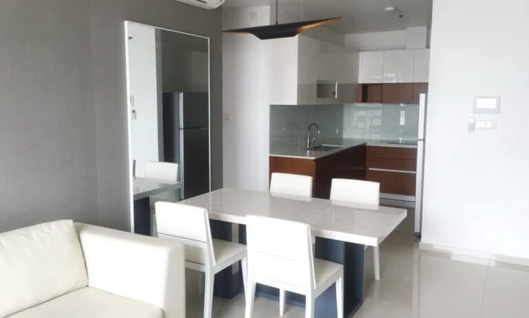 Cho thuê Pearl Plaza Bình Thạnh 2 phòng ngủ view sông tầng 11 đầy đủ nội thất
