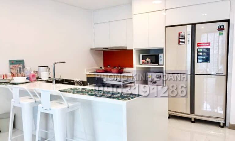 Căn hộ cho thuê Sunwah Pearl tầng 12 full nội thất 2 phòng ngủ view sông