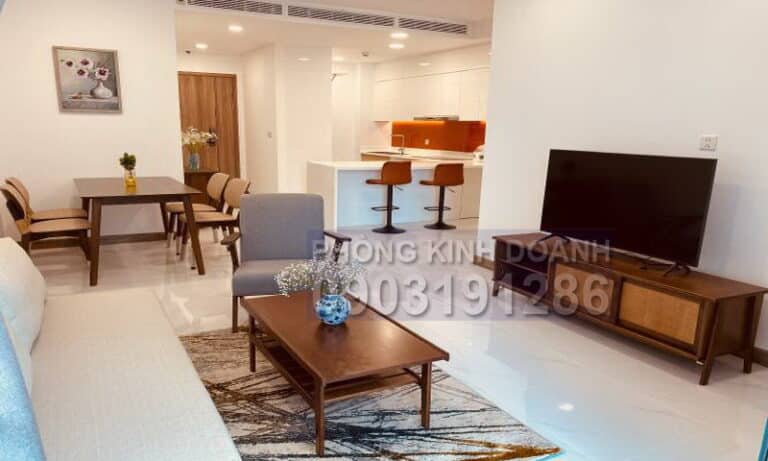 Bán căn hộ Sunwah Pearl tầng cao nội thất cao cấp 2 phòng ngủ view sông