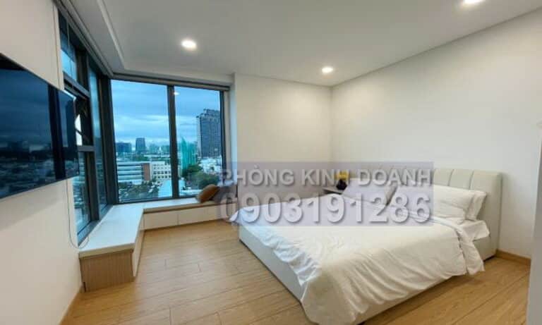 Cho thuê căn hộ Sunwah Pearl tầng 9 có nội thất 2 phòng ngủ view quận 1