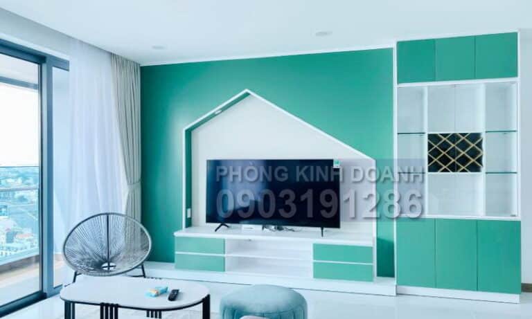 Cho thuê Sunwah Pearl tầng 22 nội thất cao cấp 2 phòng ngủ view quận 1