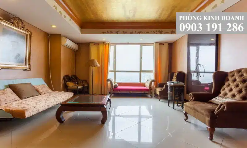 Cho thuê The Manor tầng 19 toà AE full nội thất 2 phòng ngủ view Văn Thánh