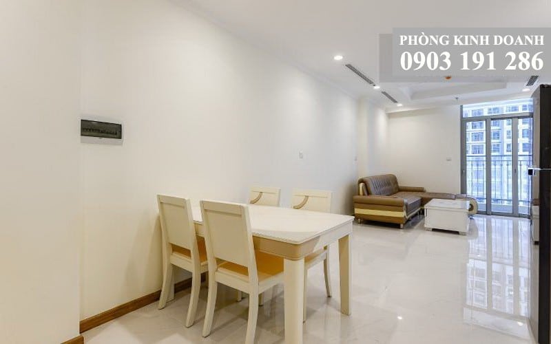 Căn Vinhomes Central Park cho thuê tầng 16 L4 nội thất cao cấp 1 phòng ngủ