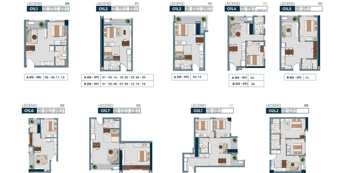 Mặt bằng căn hộ Lancaster Lincoln mới nhất: Thiết kế tối ưu