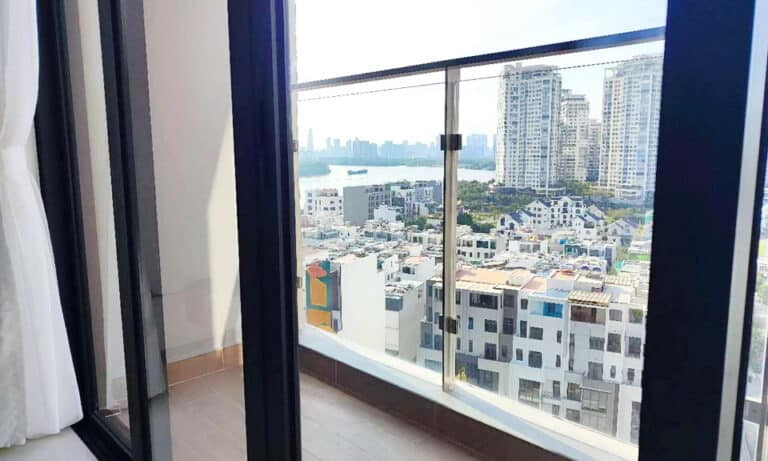Căn hộ One Verandah cho thuê 3 phòng ngủ lầu cao nội thất xịn view sông
