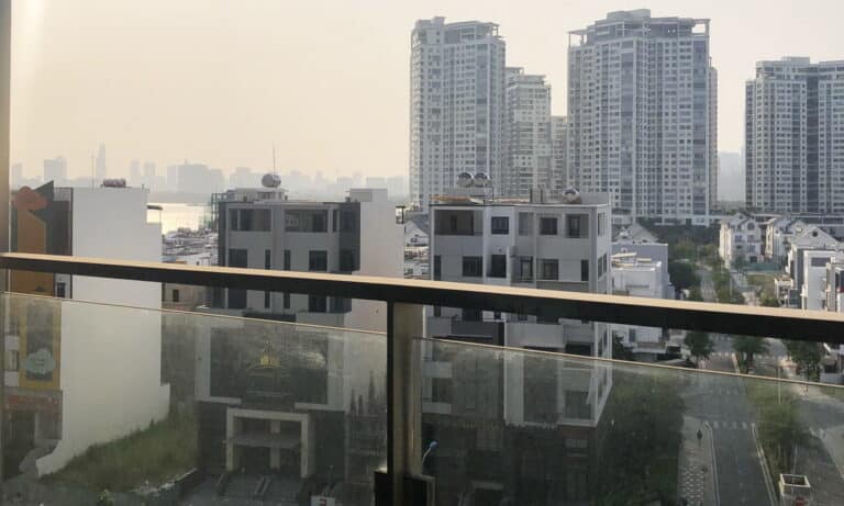 Căn hộ One Verandah cho thuê 3 phòng ngủ lầu trung nhà trống view sông