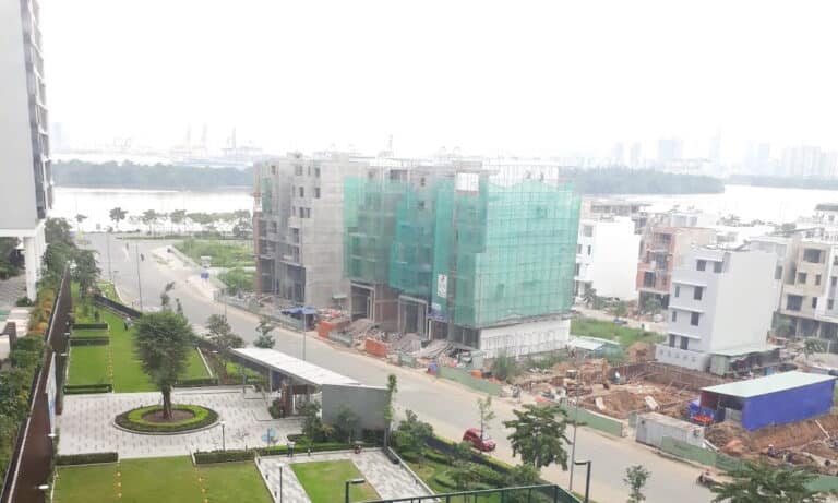 Căn hộ One Verandah 1 phòng ngủ cho thuê tầng trung nhà trống view sông