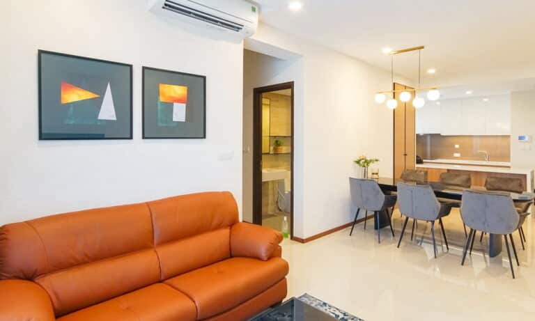 Căn hộ One Verandah cho thuê 3 phòng ngủ lầu cao nội thất đẹp view sông