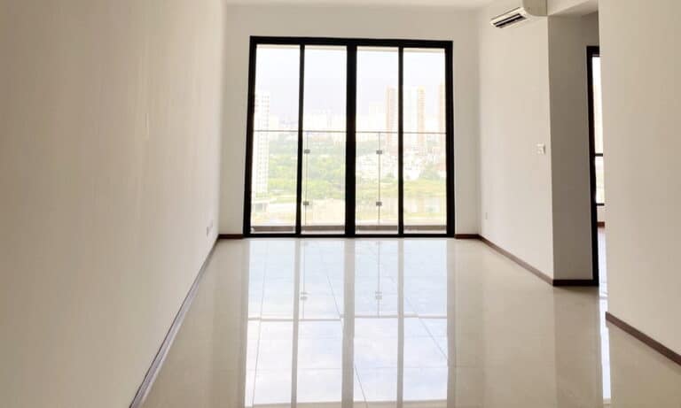 Căn hộ One Verandah cho thuê 3 phòng ngủ tầng cao nhà trống view sông