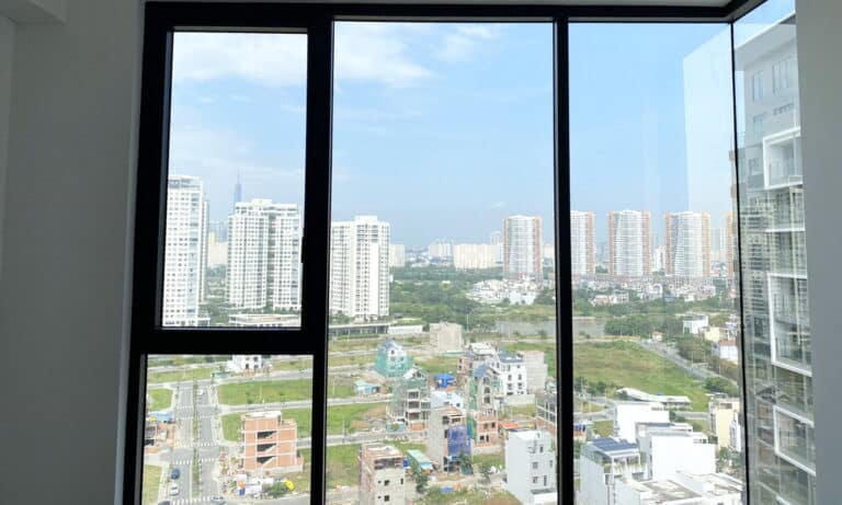 Căn hộ One Verandah cho thuê 3 phòng ngủ tầng cao nhà trống view sông