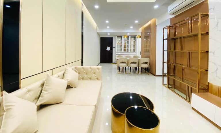 Căn hộ One Verandah 3 phòng ngủ cho thuê lầu cao nội thất đẹp view sông