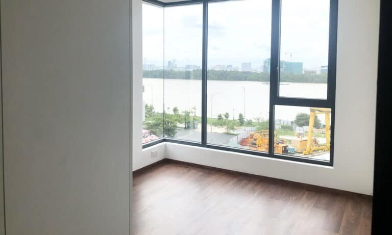 Căn hộ One Verandah cho thuê 3 phòng ngủ lầu thấp nhà trống view sông