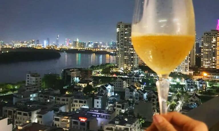 Căn hộ One Verandah 3 phòng ngủ cho thuê nội thất đẹp lầu cao view sông