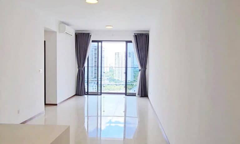 Căn hộ One Verandah cho thuê 3 phòng ngủ lầu cao nhà trống view sông