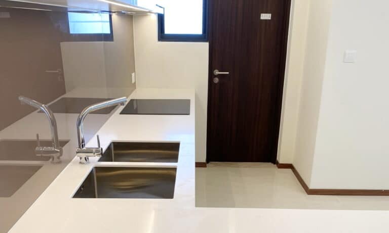 Căn hộ One Verandah cho thuê 3 phòng ngủ nhà trống lầu cao view sông