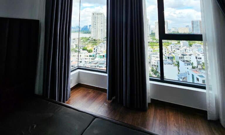 Căn hộ One Verandah cho thuê 3 phòng ngủ lầu cao nhà trống view sông