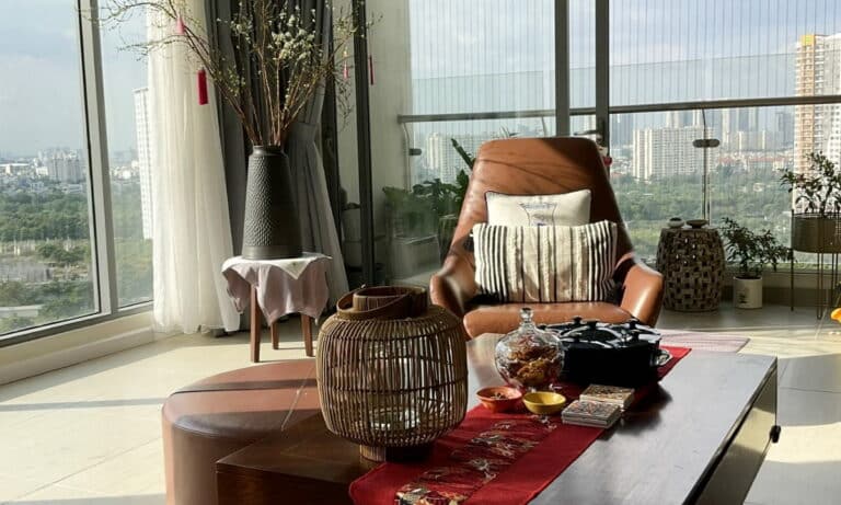 Cho thuê Đảo Kim Cương 4 phòng ngủ lầu cao có đủ nội thất view sông L81