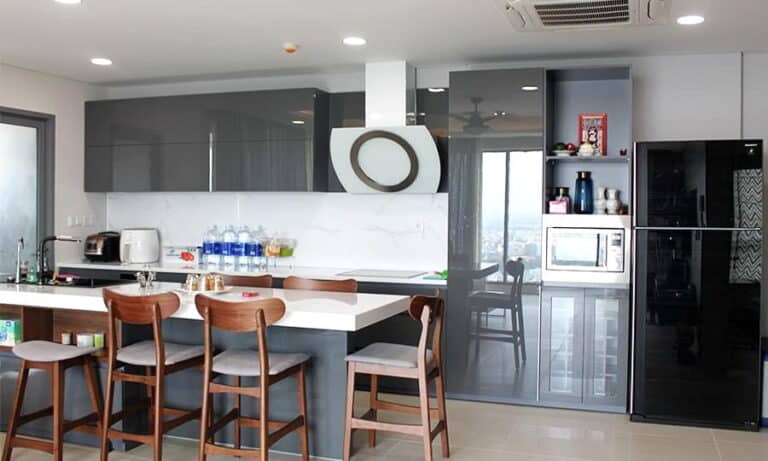 Đảo Kim Cương cho thuê căn hộ 3 phòng ngủ lầu cao đủ nội thất view sông