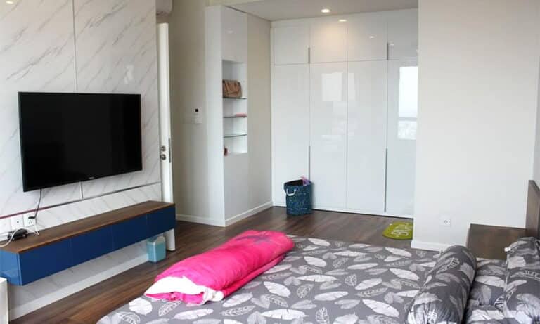 Đảo Kim Cương cho thuê căn hộ 3 phòng ngủ lầu cao đủ nội thất view sông