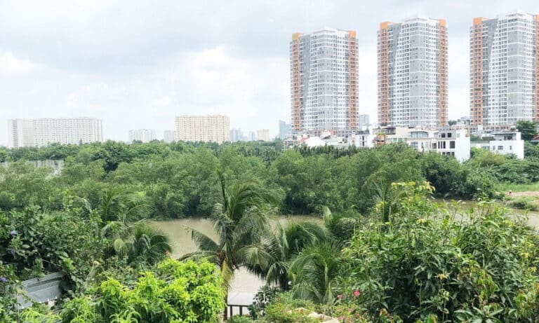 Đảo Kim Cương cho thuê căn 3 phòng ngủ lầu thấp nội thất đẹp view sông