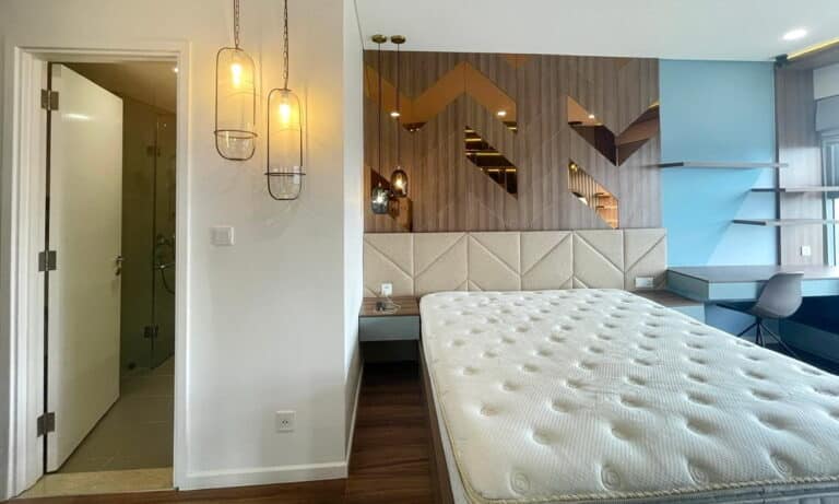 Đảo Kim Cương cho thuê căn hộ 3 phòng ngủ lầu cao nội thất xịn view sông