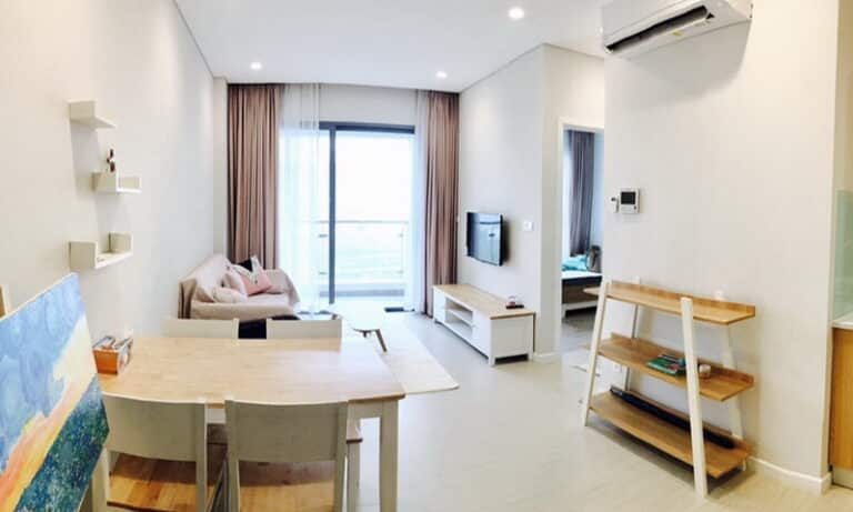 Đảo Kim Cương cho thuê căn hộ 1 phòng ngủ tầng cao đủ nội thất view sông