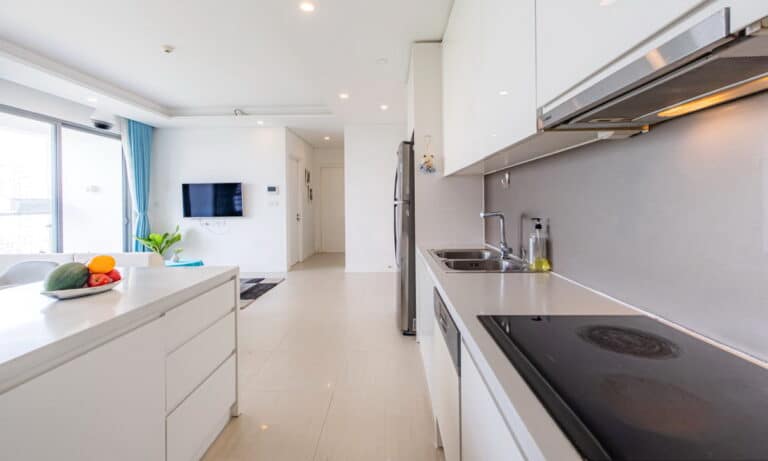 Căn hộ cho thuê Đảo Kim Cương 2 phòng lầu cao nội thất đẹp view sông L81