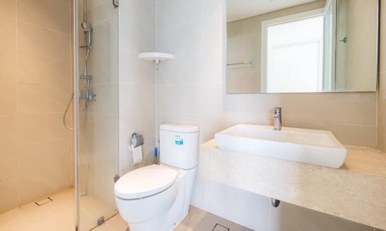 Căn hộ cho thuê Đảo Kim Cương 2 phòng lầu cao nội thất đẹp view sông L81